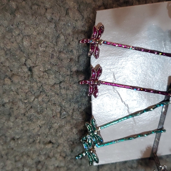 90s lady bug butter fly springy hair clips and dragonfly Bobby pins. - Picture 3 of 7